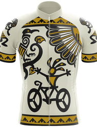 Hombre Maillot de Ciclismo Manga Corta Bicicleta Maillot Camiseta con 3 bolsillos traseros MTB Bicicleta Montaña Ciclismo Carretera Transpirable Secado rápido Dispersor de humedad Bandas Reflectantes