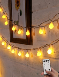 kula ziemska światła sznurkowe 100m 330ft 800leds bajkowe światła sznurkowe podłącz z 8 trybami zdalny wystrój do wnętrz na zewnątrz wesele choinka ogród halloween ciepły biały biały wielokolorowy