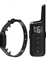 Hundetraining Schockhalsband für Hunde mit Fernbedienung Neues Design Hund 3 Modi Piepton Vibration Hunde Trainer Anti Bark Einstellbar flexibel ABS + PC Verhaltenshilfen Für Haustiere