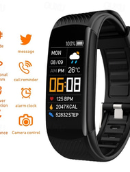 696 C5S Orologio intelligente 0.96 pollice Intelligente Bracciale Bluetooth Avviso di chiamata Monitoraggio frequenza cardiaca Promemoria sedentario Compatibile con Android iOS Da donna Da uomo