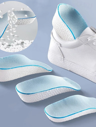 1Pair/pack Invisible Height Increasing Insole Orthopedic Arch Support Insole Soft Elastic Light Weight for Men Women Shoes Pads