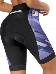 Women's Cycling Shorts Bike Shorts Bike Padded Shorts / Chamois Bottoms Mountain Bike MTB Road Bike Cycling Sports Graphic 3D Pad Breathable Quick Dry Moisture Wicking Yellow Pink Spandex Clothing