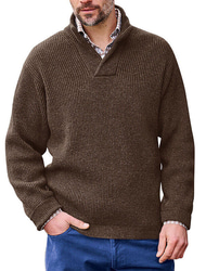 Per uomo Maglione Lavorato a maglia corto Maglia Lungo A maglia Tinta unita / tinta unita A V Top caldi Da tutti i giorni Abbigliamento Rimborsate Per tutte le stagioni Nero Bianco M L XL