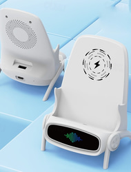 Bezdrátová nabíječka 15 W Výkon 2 Port Bezdrátový nabíjecí stojan CE Rychlé bezdrátové nabíjení Magnetické Pro Mobilní telefon