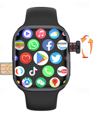 iMosi S9 Smart Ρολόι 2.06 ίντσες 4G LTE Κινητό Smartwatch Τηλέφωνο 4G Βηματόμετρο Υπενθύμιση Κλήσης Καρδιοχτύπι Monitor Γυναίκες Άνδρες GPS Hands-Free Κλήσεις Waterproof IP 67 41mm Κουτί Ρολόι