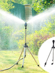 Rotating Tripod Sprinkler, 360 Degree Rotating Tripod Sprinkler, Garden Watering Irrigation System Tripod Automatic Rotating Sprinkler