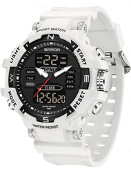 Ceas digital SANDA pentru bărbați modă sportivă casual cu cronometru luminos alarmă countdown ceas din TPU