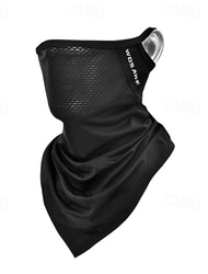 WOSAWE Komin na szyję Sportowa chusta na twarz typu bandana Przeciw owadom Pyłoszczelne Lekki Miękka Wygodny Rower / Kolarstwo Czarny Biały Niebieski na Męskie Damskie Dla dorosłych Podróżowanie