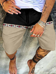 Men's Shorts Summer Shorts Beach Shorts Elastic Waist Print Graphic Prints Outdoor Knee Length Daily Beach Hawaiian Designer 1 2 Micro-elastic