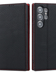 telefoon hoesje Voor Samsung Galaxy S24 S23 S22 S21 S20 Ultra Plus FE S25 Ultra Wallet Card Case met polsband Standaard Kaartsleuf Retro aitoa nahkaa TPU