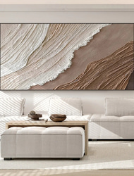 pictură 3d maro bej pictură în ulei lucrată manual maro wabi sabi pictură în ulei pictura în ulei texturată pictată manual pictură în ulei bej artă abstractă maro pânză artă modernă decor orizontală