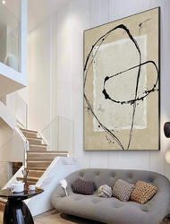 abstract olieverfschilderij handgemaakt abstract canvas muurkunst olieverfschilderij groot modern olieverfschilderij modern wit en grijs minimalistisch kunstwerk olieverfschilderij voor slaapkamer