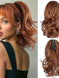 Kordelzug Pferdeschwanz Weich / Natürlich / Einfaches An- und Ausziehen Synthetische Haare Haarstück Haar-Verlängerung Locken 12 Zoll Party / Partyabend / Party / Abend