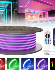 3M 5m 7m Set luci 96 LED 5050 SMD 10mm 1 telecomando da 24Keys 1 set Colori primari Strisce LED Feste All'aperto Impermeabile 220-240 V