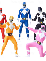 Tommy Oliver Kimberly Hart Trini Kwan Cosplay Kostüm Overall Cosplay Halloween Film Cosplay for Herren Damen Jungen Kinder Erwachsene Halloween Karneval Maskerade Veranstaltung / Fest Maskerade