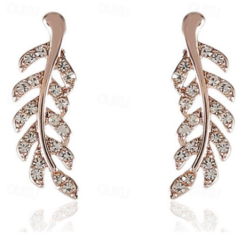 Pendientes Huacan De Tuerca Con Circonita – Oro, Plata Y Oro Rosa