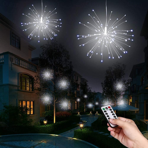 2026年 LEDスターバースト・ツインクル・ライト DIY屋外防水フェアリー