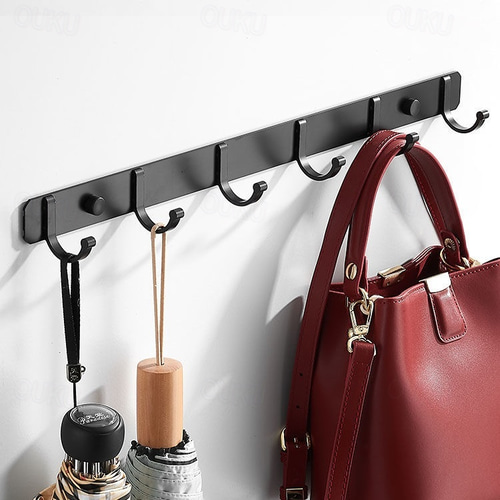 Crochet Mural Crochets muraux noirs, nouveau Style, crochet for vêtements en aluminium, porte-manteau, chapeau, salle de bains, porte-serviettes antirouille, accessoires Porte Manteaux(Gold,3Pcs Crochet Mural Crochets muraux noirs, nouveau Style, crochet for vêtements en aluminium, porte-manteau, chapeau, salle de bains, porte-serviettes antirouille, accessoires Porte Manteaux(Gold,3Pcs