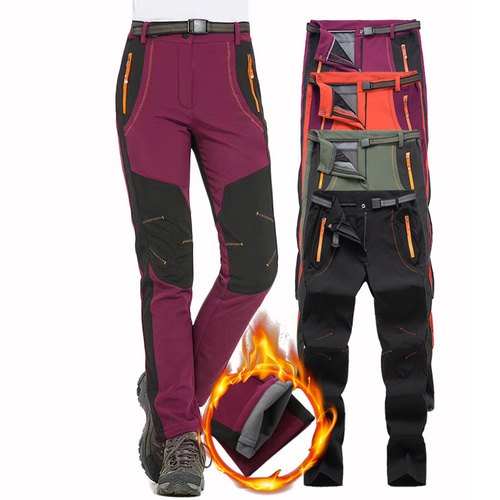 Elastische Taille Broek Voor Skiën En Wandelen Naudamp Dames Wandelbroek – Fleece Gevoerde Softshell Outdoor Broek Voor Skiën En Hiken Softshell Broek Gevoerd Buiten