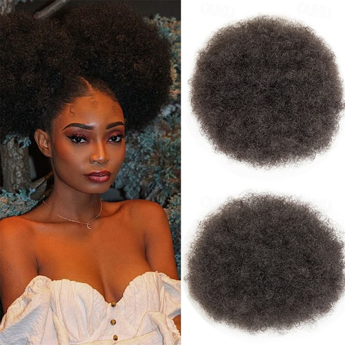 Afro cheapest puff drawstring ponytail hair extension.