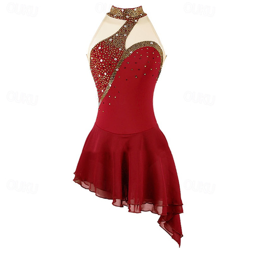 open lace back dress Figure Skating Dress #SD400 – Skating Spirit