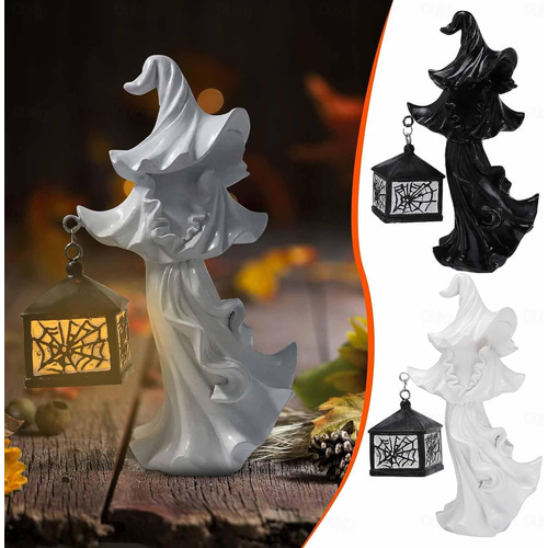 CRACKER BARREL WITCH LANTERN LED PROP DECOR BLACK high quality HALLOWEEN