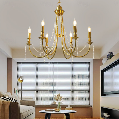 アンティーク ビンテージ 60s 70s シャンデリア ライト ビーズ