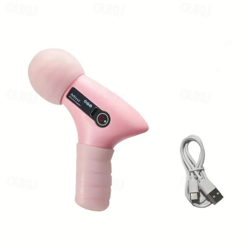 Mini Model Rechargeable Portable Vibrator Massager 4-speed Adjustment USB  Type-C Rechargeable Fascia Gun Electric Massage Wand Muscle Relaxation  Massager 2026