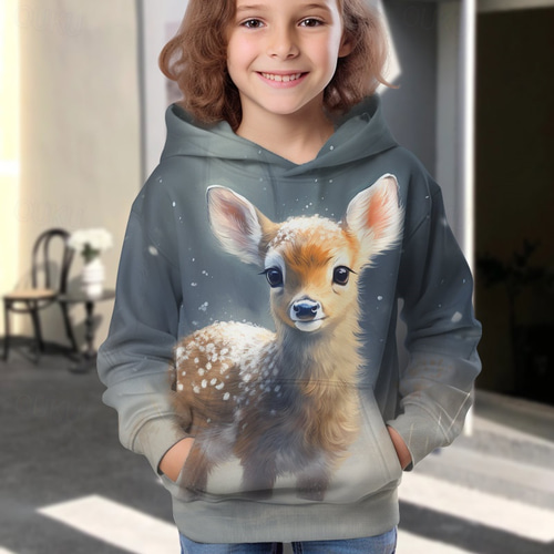 Cute deer hoodie sale