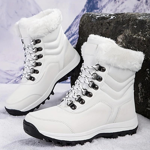 Botas nieve fashion blancas