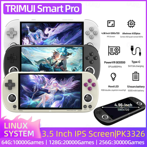 TrimUI Smart Pro - ホワイト Trimui Smart Pro .. A Serious $79 Quality Retro Portable