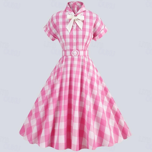 slim fit dress slacks Sail to Sable Red Plaid Fit & Flare Tunic Dress | Red Plaid main image 1