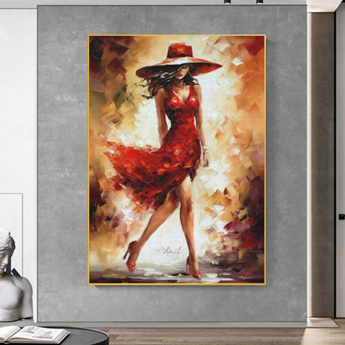 open lace back dress Flamenco Dancing Woman Poster Red Dress Dancer Canvas Wall Art Flamenco  Dance Prints Vintage Painting Home Wall Decor Picture 40 x 60 cm No Frame :  Amazon.de: Home & Kitchen