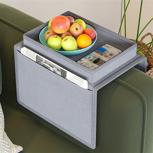 Bracciolo organizer borsa da appendere divano Caddy Storage Bag TV telecomando titolare poltrone divano organizzatore cellulare bevanda sacchetto pieghevole sedia ordinato tavolo salvaspazio per