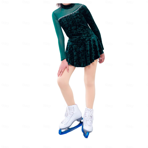 slim fit dress slacks Highneck Skate Dress - JRF22009-HG