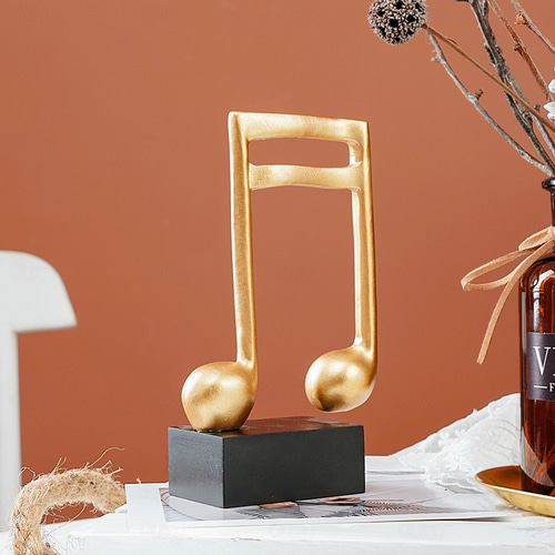 2026年 音符の置物、音楽彫刻、彫像、工芸品、ピアノ愛好家のための