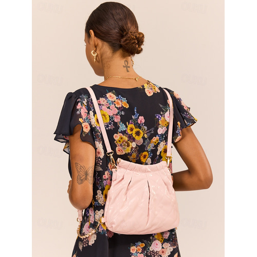 Borsa A Tracolla Unisex In Nylon Rosa – Piccola Ma Capiente, 30x17x8 Cm, Leggera, Con 3 Scomparti