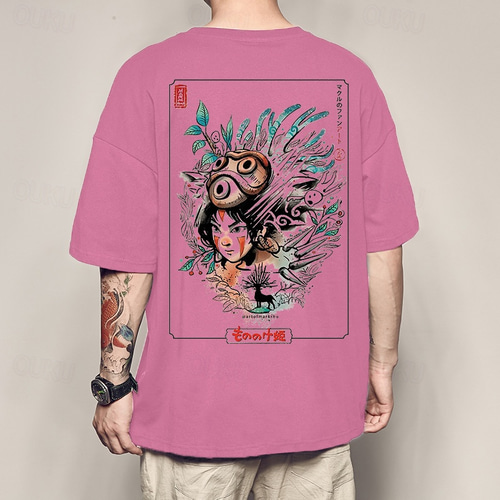 2026年 もののけ姫 もののけ姫 Tシャツ(21) カトゥーン マンガ アニメ