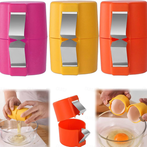 œuf Ouvre-œufs en Acier Inoxydable Séparateur Automatique Outil de Craquage Professionnel Outils de Cuisine œuf Ouvre-œufs en Acier Inoxydable Séparateur Automatique Outil de Craquage Professionnel Outils de Cuisine