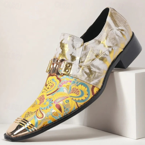 green emerald velvet dress Patron 80058 - Mens White Black Patent Shiny Slip On PU Snake Crocodile  Leather Shoes Gold Buckle: Buy Online