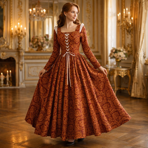 adult queen renaissance fair dress Medieval Floor Length Long Sleeves Prince A-Line Fancy Dress Women's Royal Halloween Carnival Masquerade Renaissance LARP Adults' Dress 2026 APRIL BLACK MULTI FLORAL (Size):5.5 womens swing dress maxi indian wear Melbourne Wedding dress in the bright land