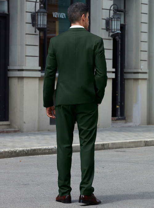 Theory ダークグリーン セミテックスーツ サイズ34 basic_green_6.jpg