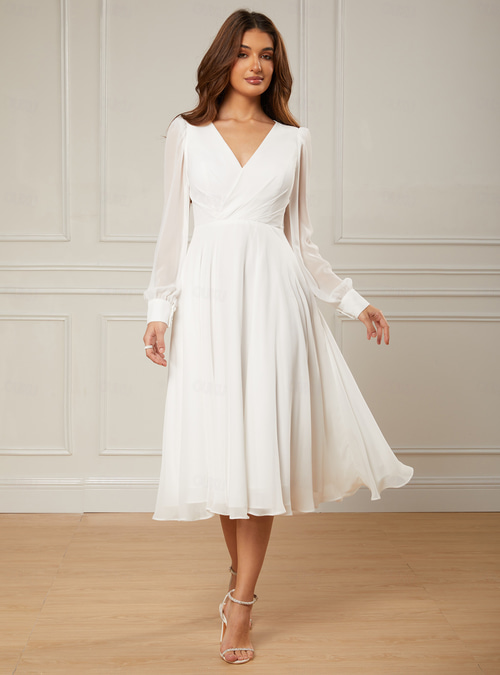 plus sizes long shirt dress Plus Size Empire Waist Chiffon Maxi Dress with Long Lantern Sleeves –  Ever-Pretty Plus