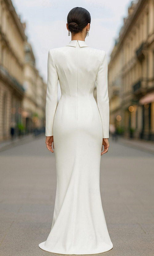 floor length tuxedo dress Long Tuxedo Dress Rowen Rose