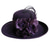 abordables Sombreros de fiesta-Sombreros de Lana con Flor 1PC Casual Kentucky Carrera de Caballos Tocado Copa de Melbourne Sombreros Tocado vestido para impresionar Día de carreras