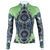 זול חולצות רכיבת אופניים-ILPALADINO בגדי ריקוד נשים שרוול ארוך חולצת ג&#039;רסי לרכיבה חורף פס אופנייים ג&#039;רזי צמרות ירוק ייבוש מהיר ספורט ביגוד / גמישות גבוהה