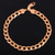 billiga Smyckeset-Kedja Armband Kedja Halsband För Mäns Kvinno Fest Present Dagligt Roséguld Platinerat Guldpläterat Kubanskt Guld Silver Roséguld klä dig för att imponera
