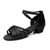 preiswerte Lateinamerikanische Schuhe-Damen Schuhe für den lateinamerikanischen Tanz Ballsaal Salsa Schuhe Line Dance Innen Praxis Professionell Satin Grundlegend Sandalen Absätze Niedriger Absatz Schnalle Kinder Leopard Aktmalerei