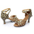 abordables Chaussures de danses latines-chaussures de danse latine à imprimé léopard pour femmes – talons à lanières avec semelle en daim pour la salsa et la performance