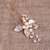 cheap Headpieces-Pearl Headwear / Hair Pin with Floral 1pc Wedding / Special Occasion / Casual Headpiece